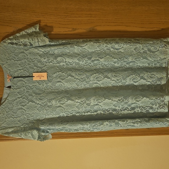 Juicy Couture Soft Blue Lace Dress - Picture 1 of 3